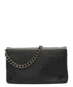 Whiting And Davis Dimple Flap Mesh Clutch Evening Bags