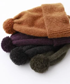 PCNQ Coco Knit Pompom Hat Hats