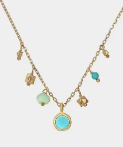 5 Octobre Loop Necklace In Turquoise Jewelry