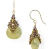 Miguel Ases Jewelry Rutilated Quartz Drop Earrings