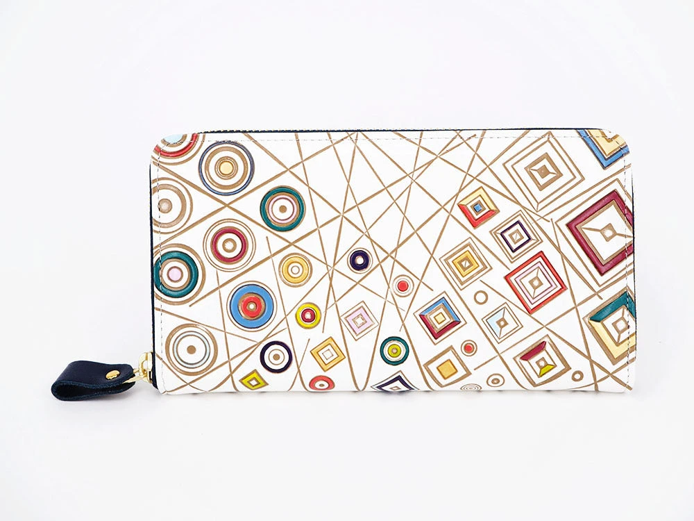 Made In Japan Wallets Art Deco Long Zip Around Wallet 3 Made In Japan Wallets Art Deco Long Zip Around Wallet