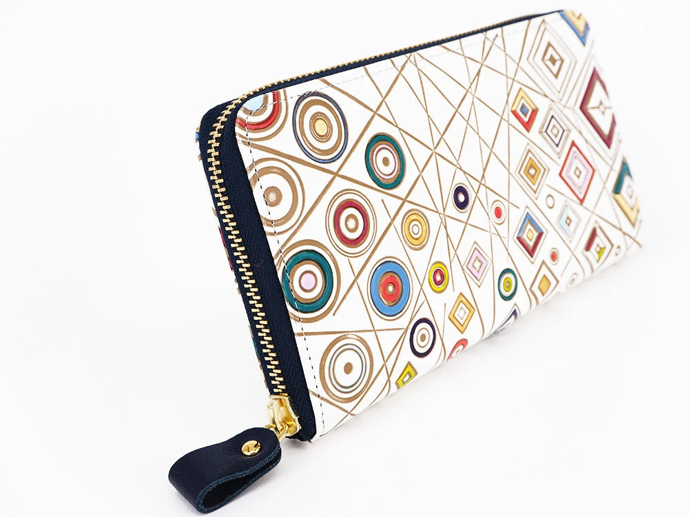 Made In Japan Wallets Art Deco Long Zip Around Wallet 4 Made In Japan Wallets Art Deco Long Zip Around Wallet
