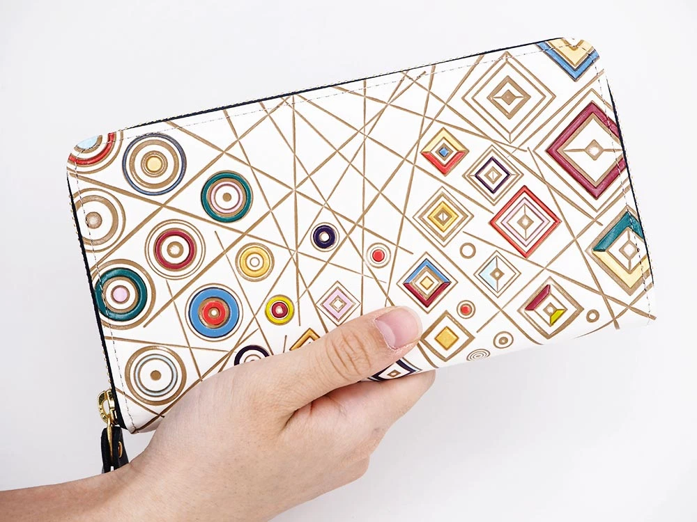 Made In Japan Wallets Art Deco Long Zip Around Wallet 5 Made In Japan Wallets Art Deco Long Zip Around Wallet