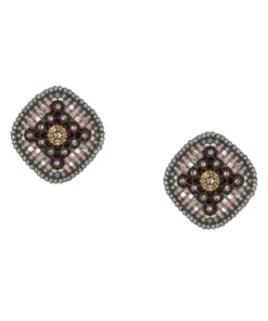 Miguel Ases Jewelry Large Button Post Studs