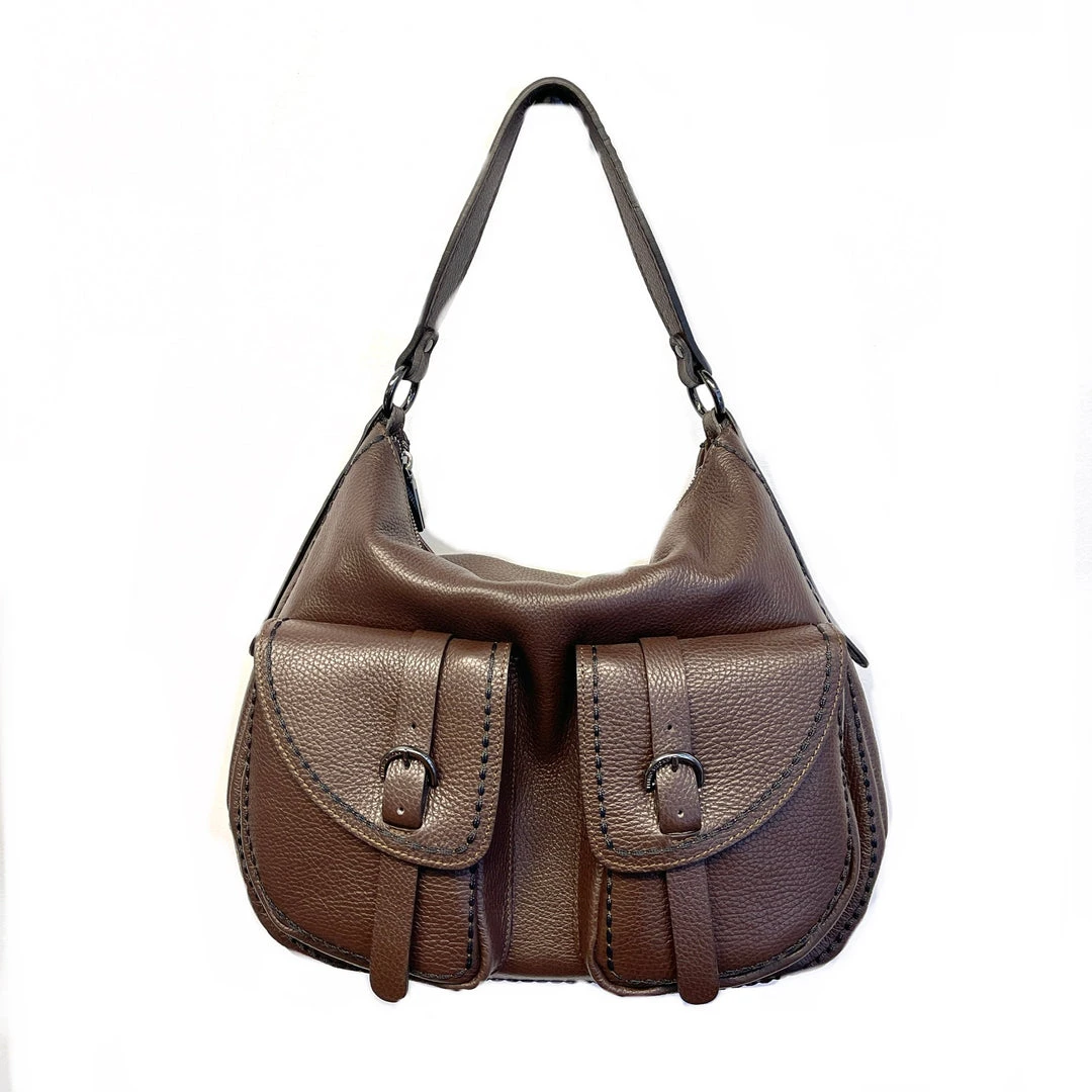 Plinio Visona Bags Michela Large Double Pocket Hobo 8 Plinio Visona Bags Michela Large Double Pocket Hobo