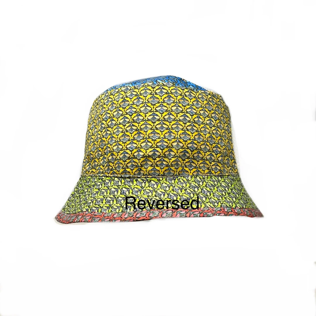 Grevi Liberty Patchwork Bucket Hat Pastel Hats 4 Grevi Liberty Patchwork Bucket Hat Pastel Hats