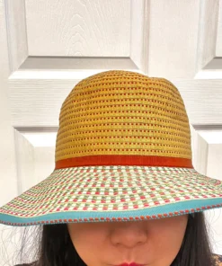 Grevi Hats Stitched Ribbon Floppy Sun Hat