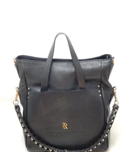 Rossi Vertical Square Tote With Chain Detail