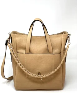 Rossi Vertical Square Tote With Chain Detail