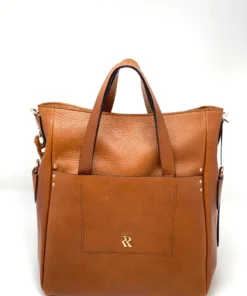 Rossi Vertical Square Tote With Chain Detail