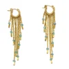 Dana Kellin Jewelry Long Tassel Hoops