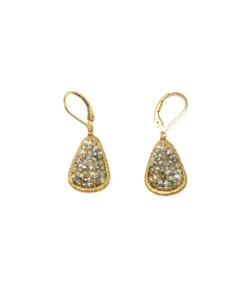Dana Kellin Small Woven Topaz And Labradorite Teardrop Jewelry