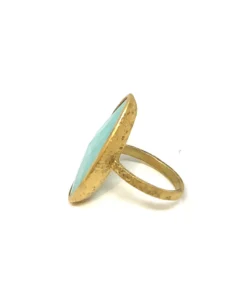 5 Octobre Ara Blue Chalcedony Ring