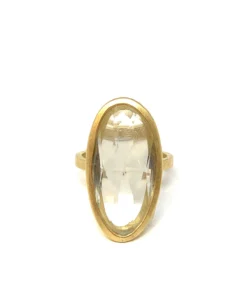 BigBag Store 28 5 Octobre Ara Green Amethyst Ring Jewelry