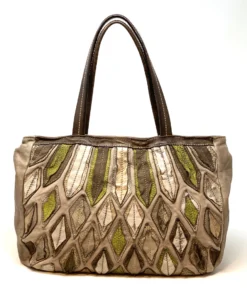 Caterina Lucchi Bags Linen And Leather Applique