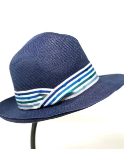 Hats And Dreams H+D Light Flexible Paper Fedora With Grosgrain Ribbon