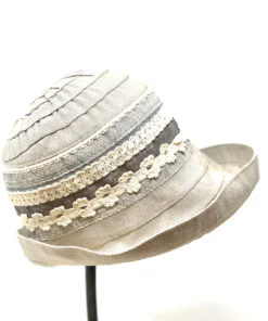 Ferruccio Vecchi Light Grey And Indigo Cloche