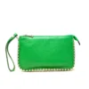 Made In Italy Popin Studded Clutch