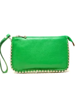Made In Italy Popin Studded Clutch