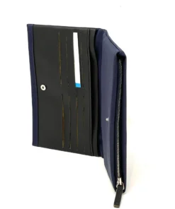 Carre Royal Navy Canvas Deluxe Passport Wallet
