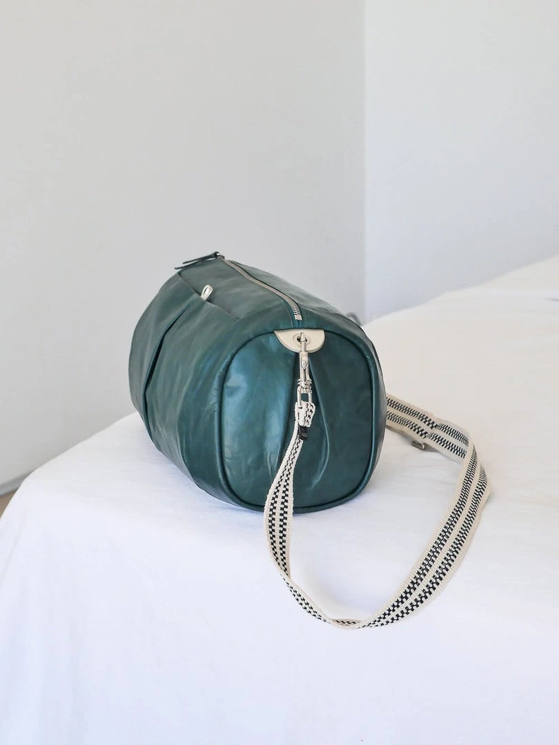 Brontibay Paris Bags Mamamia Vintage Leather Crossbody Emerald 7 Brontibay Paris Bags Mamamia Vintage Leather Crossbody Emerald