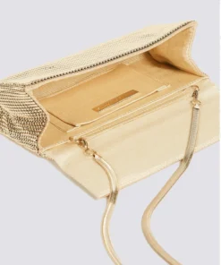 Whiting And Davis Evening Bags Pyramid Mesh Clutch