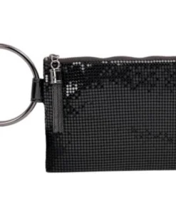 Whiting And Davis Chain Tassel Ring Clutch Evening Bags