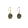 Tat2 Designs Pave Frame Dangle Earrings