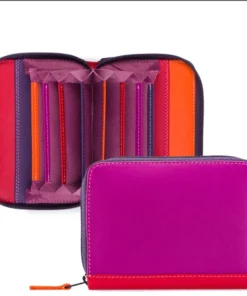 Mywalit RFID-protected Zip Around Fan Credit Card Wallet