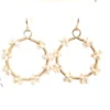 Made In NYC Jewelry Mini Pearl Hoops