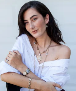 Tat2 Designs Gold Artis Pave Square Band Ring Jewelry