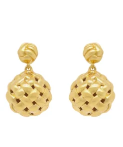 Dean Davidson Braided Orb Droplet Earrings Jewelry