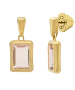 Dean Davidson Jewelry Baguette Gemstone Drops Morganite