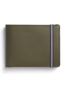 Carre Royal Wallets Olive Minimalist Wallet With Coin Pocket