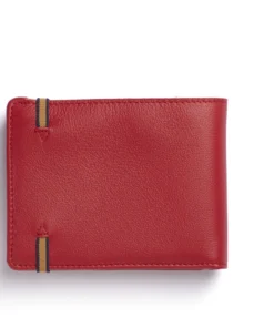 Carre Royal Wallets Red Minimalist Wallet With Coin Pocket