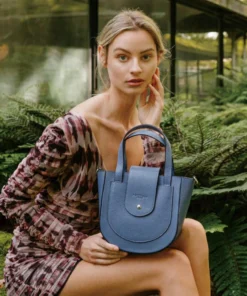 Frederic Paris Mini Tote With Flat Pocket Crossbody Bags