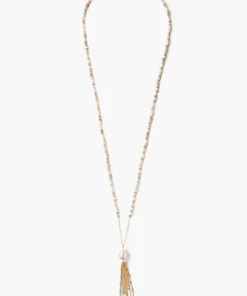 Chan Luu Long Tassel Y Necklace