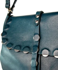 Bags Rehard Coin Stud Flapover Hobo Deep Teal