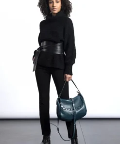 Bags Rehard Coin Stud Flapover Hobo Deep Teal