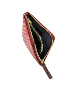 INDEN Est 1548 Zipped Coin Purse Flower Lattice