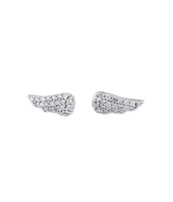 Big Bag Jewelry Angel Wing Diamond Earrings
