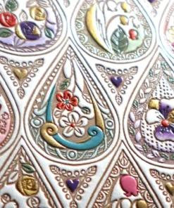 Made In Japan Wallets Red Cat And Flowers Zippered Bifold Wallet