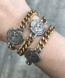 Tat2 Designs Gold Fira Chain Bracelet Jewelry