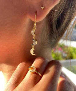 Shana Gulati Ayla Moon Gold Drops