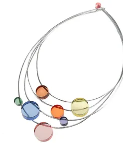 Made In France Tita Raised Circles Necklace Arty