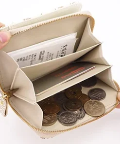 Made In Japan Wallets Hummingbirds Zippered Bifold Wallet