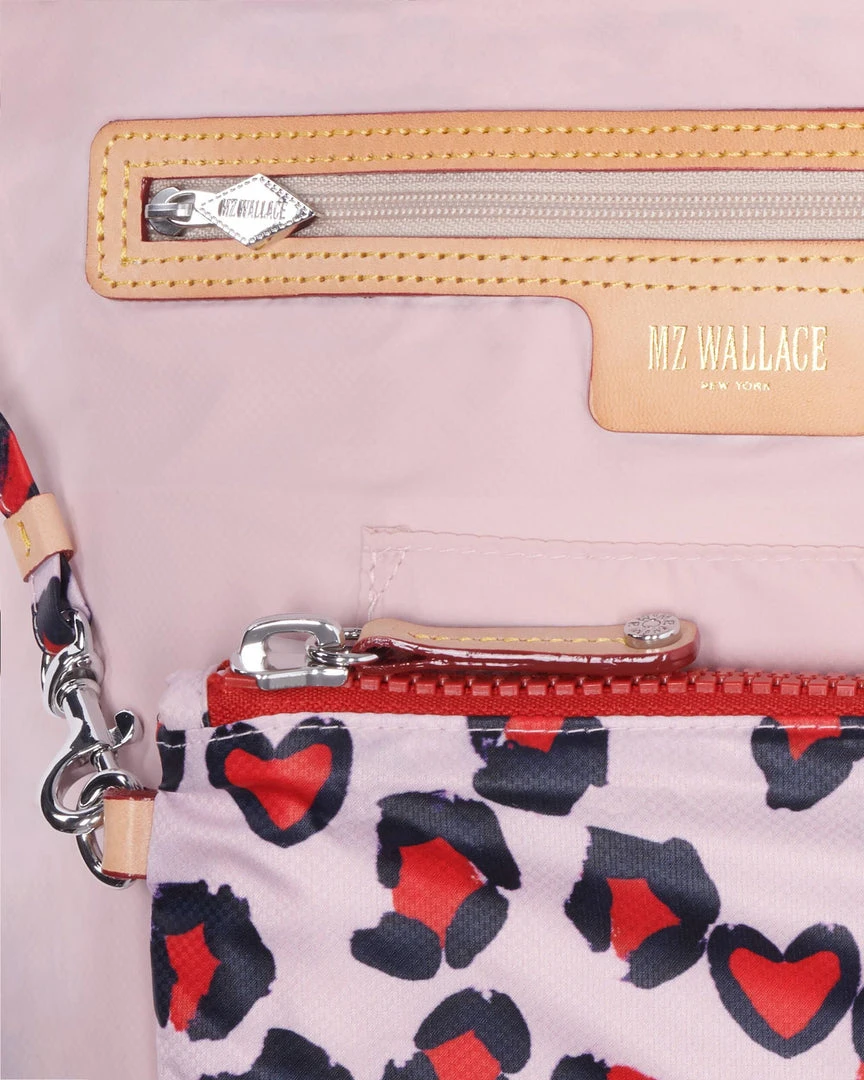 MZ WALLACE Small Metro Convertible Backpack Heart Leopard Bags 8 MZ WALLACE Small Metro Convertible Backpack Heart Leopard Bags