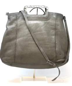 Rehard Antique Silver Handle Tote Grey