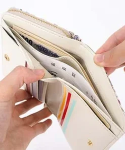 Made In Japan Wallets Hummingbirds Zippered Bifold Wallet