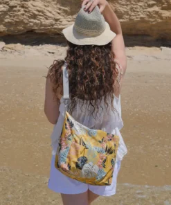 Brontibay Paris Bags Allegra Large Crossbody Palms